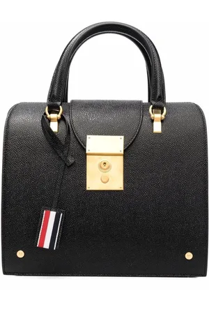 Thom Browne Mrs.Thom Satchel-Tasche mit gekörnter Textur