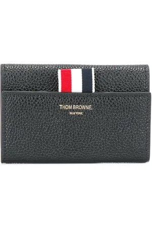 Thom Browne Schlüsseletui aus strukturiertem Leder