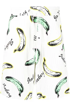 Iceberg Bermudas mit Bananen-Print