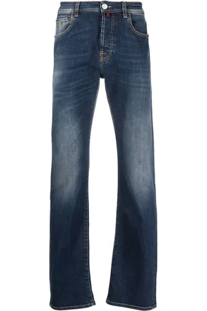 BILLIONAIRE Gerade Jeans mit Logo-Patch