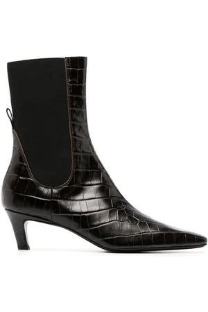 Totême Stiefeletten mit Kroko-Prägung 50mm