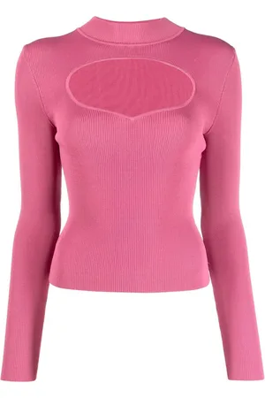 Staud Gerippter Strickpullover mit Cut-Outs