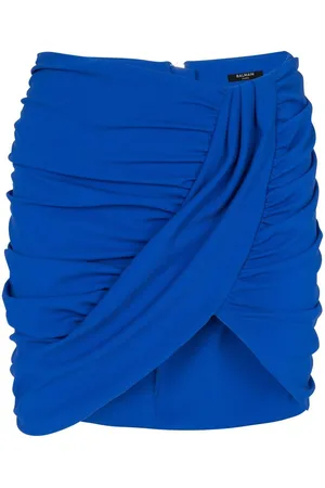 Balmain Geraffter Minirock
