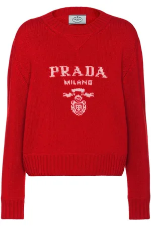 Prada Intarsien-Pullover aus Kaschmir