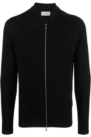 JOHN SMEDLEY Cardigan mit Reißverschluss
