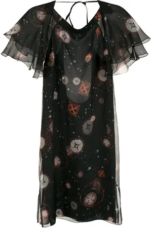 Isolda Kleid mit Rüschenärmeln