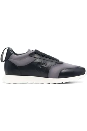 Giorgio Armani Sneakers mit Kontrasteinsätzen