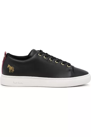 Paul Smith Damen Schnürschuhe - Zebra-patch lace-up sneakers