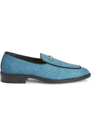 Giuseppe Zanotti Loafer mit Schlangen-Effekt