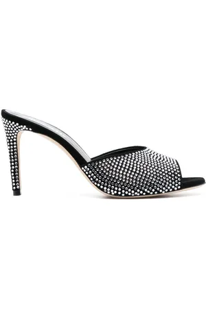 PARIS TEXAS Sandalen mit Kristallen