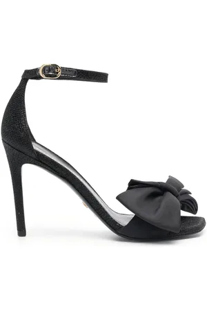 Stuart Weitzman Nudist Curve Loveknot Sandalen 100mm