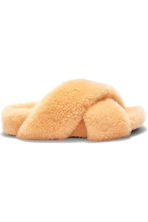Jil Sander Shearling-Pantoletten