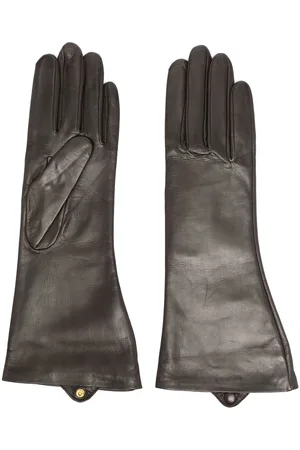 AGNELLE Damen Handschuhe - Lora long leather gloves
