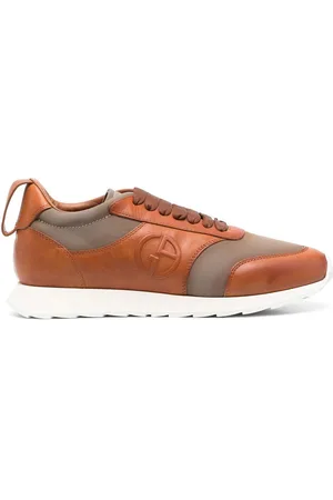 Giorgio Armani Sneakers mit Kontrasteinsätzen
