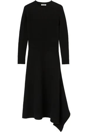 Jil Sander Asymmetrisches Midikleid
