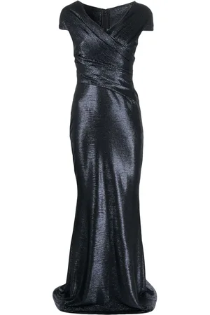 TALBOT RUNHOF Metallic-Abendkleid