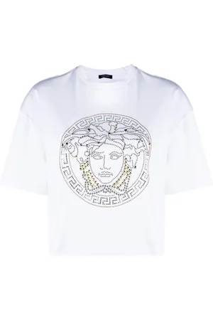 VERSACE Medusa-print cotton T-shirt