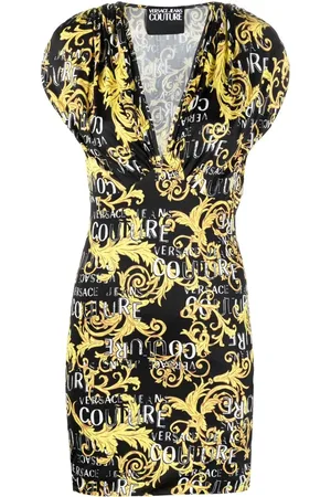 VERSACE Minikleid mit Logo-Print