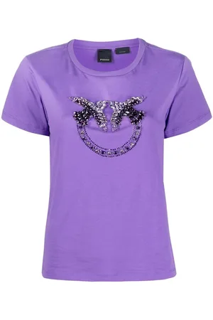 Pinko Crystal-embellished T-shirt