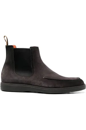 santoni Knöchelhohe Wildlederstiefel