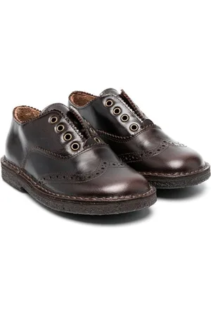 PèPè Eyelet-detail leather brogue