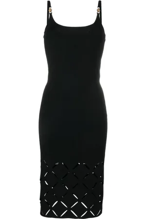 VERSACE Midikleid mit Medusa-Schild