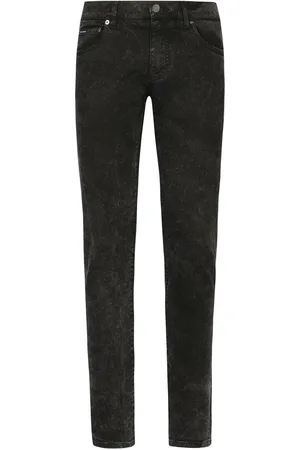 Dolce & Gabbana Skinny-Jeans mit marmoriertem Effekt