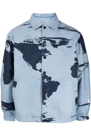 Stain Shade Jacke mit abstraktem Print