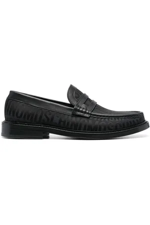 Moschino Loafer mit Jacquard-Logo 30mm