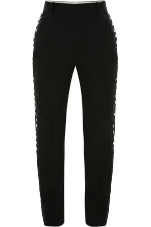 Alexander McQueen Slim-Fit-Hose mit Ösen