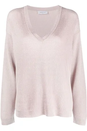 Fabiana Filippi V-Ausschnitt-Pullover mit Glitter-Detail