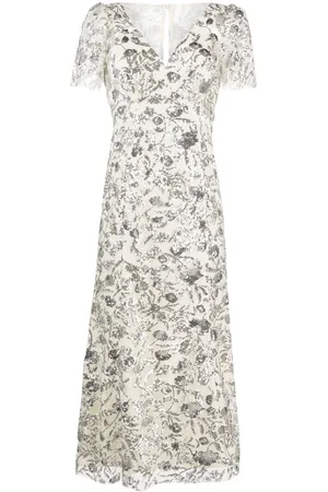 Self-Portrait Kleid mit Pailletten