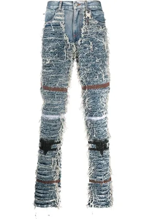 1017 ALYX 9SM Gerade Distressed-Jeans
