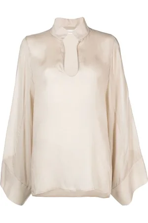 By Malene Birger Bluse mit rundem Ausschnitt