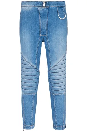 Balmain Tief sitzende Slim-Fit-Jeans