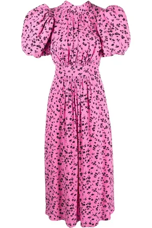ROTATE Kleid mit Puffärmeln