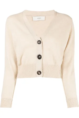 PRINGLE OF SCOTLAND Cropped-Cardigan mit Knöpfen