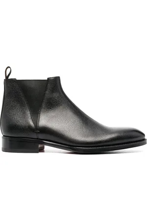 santoni Stiefel mit mandelförmiger Kappe