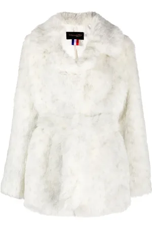 La Seine & Moi Damen Mäntel - Heloïse belted faux-fur coat