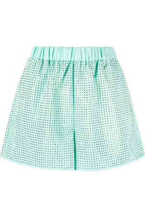 Self-Portrait Shorts mit Kristallen