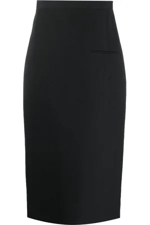 The Row Mid-eight tailored pencil skirt