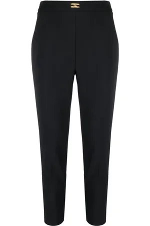 Elisabetta Franchi Hose mit Logo-Schild