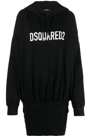 Dsquared2 Kapuzenkleid mit Logo-Print