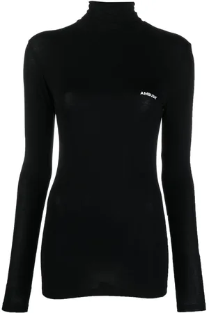 AMBUSH Langarmshirt mit Stehkragen