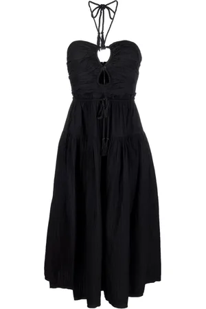 ULLA JOHNSON Ella Neckholder-Midikleid