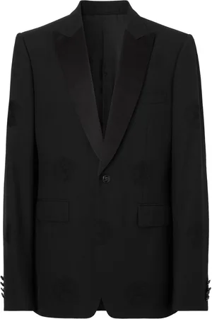 Burberry Herren Jacquard Jacken - Oak Leaf Crest jacquard tuxedo jacket