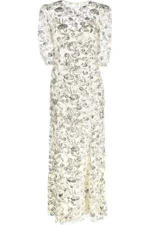 Self-Portrait Maxikleid mit Pailletten