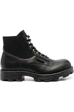 Diesel Bikerstiefel mit Schnürung 40mm