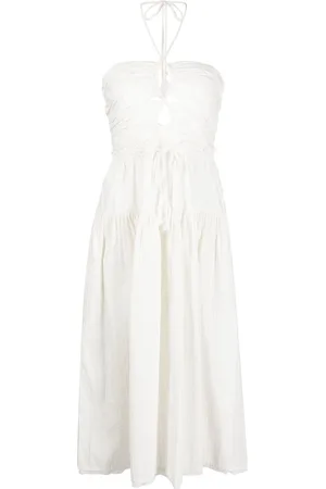 ULLA JOHNSON Ella Neckholder-Midikleid