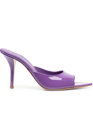 Gia Borghini Perni Mules aus Lackleder 100mm
